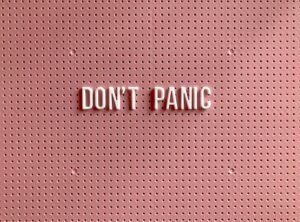 i love you text on pink and white polka dot background